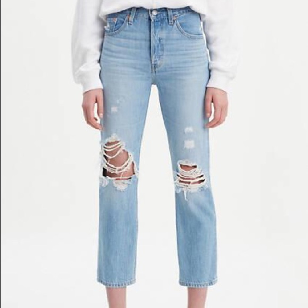 Levi’s cropped jeans